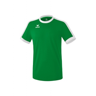 Erima Sport-Tshirt Trikot Retro Star (100% Polyester) smaragdgrün/weiss Herren